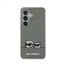 Karl Lagerfeld IML K&CH Peekaboo Logo mágneses tok iPhone Samsung Galaxy S26 készülékhez fekete