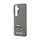 Karl Lagerfeld IML K&CH Peekaboo Logo mágneses tok iPhone Samsung Galaxy S26 készülékhez fekete