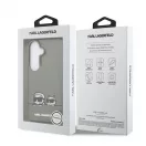 Karl Lagerfeld IML K&CH Peekaboo Logo mágneses tok iPhone Samsung Galaxy S26 készülékhez fekete