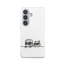 Karl Lagerfeld IML K&CH Peekaboo Logo mágneses tok iPhone és Samsung Galaxy S26 készülékekhez, fehér