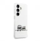 Karl Lagerfeld IML K&CH Peekaboo Logo mágneses tok iPhone és Samsung Galaxy S26 készülékekhez, fehér