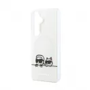 Karl Lagerfeld IML K&CH Peekaboo Logo Magnetic tok iPhone és Samsung Galaxy S26+ készülékekhez fehér