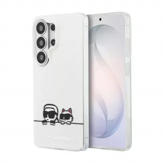   Karl Lagerfeld IML K&CH Peekaboo Logo mágneses tok Samsung Galaxy S26 Ultra készülékhez fehér