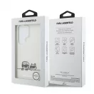 Karl Lagerfeld IML K&CH Peekaboo Logo mágneses tok Samsung Galaxy S26 Ultra készülékhez fehér