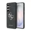 Guess PU 4G Metal Logo tok Samsung Galaxy S25 készülékhez, szürke