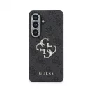 Guess PU 4G Metal Logo tok Samsung Galaxy S25 készülékhez, szürke