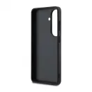 Guess PU 4G Metal Logo tok Samsung Galaxy S25 készülékhez, szürke