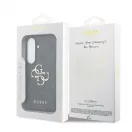 Guess PU 4G Metal Logo tok Samsung Galaxy S25+ készülékhez szürke