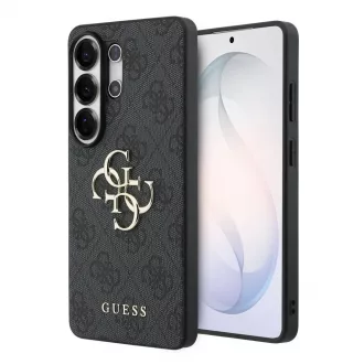   Guess PU 4G Metal Logo tok Samsung Galaxy S26 Ultra készülékhez szürke