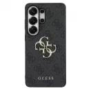 Guess PU 4G Metal Logo tok Samsung Galaxy S26 Ultra készülékhez szürke
