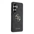 Guess PU 4G Metal Logo tok Samsung Galaxy S26 Ultra készülékhez szürke