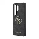 Guess PU 4G Metal Logo tok Samsung Galaxy S26 Ultra készülékhez szürke