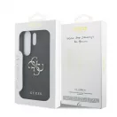 Guess PU 4G Metal Logo tok Samsung Galaxy S26 Ultra készülékhez szürke