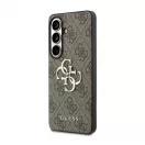 Guess PU 4G fém logós tok Samsung Galaxy S26+ készülékhez barna