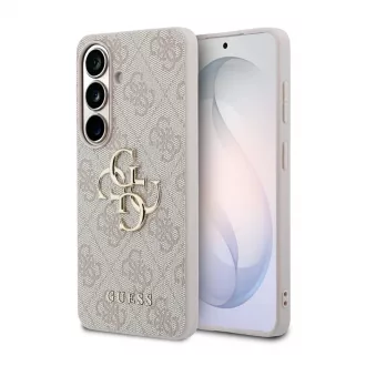   Guess PU 4G Metal Logo tok Samsung Galaxy S26 készülékhez rózsaszín