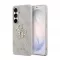 Guess PU 4G Metal Logo tok Samsung Galaxy S26 készülékhez rózsaszín