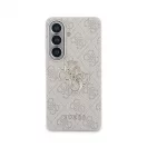 Guess PU 4G Metal Logo tok Samsung Galaxy S26 készülékhez rózsaszín