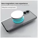 Nillkin Super Frosted PRO mágneses hátlapi tok Samsung Galaxy S26+ készülékhez átlátszó fekete