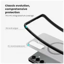 Nillkin Super Frosted PRO mágneses hátlapi tok Samsung Galaxy S26+ készülékhez átlátszó fekete