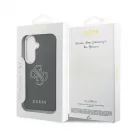 Guess PU 4G Resin Metal Logo tok Samsung Galaxy S26 készülékhez fekete