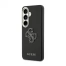 Guess PU 4G Resin Metal Logo tok Samsung Galaxy S26+ készülékhez fekete