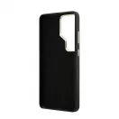 Guess PU 4G Resin Metal Logo tok Samsung Galaxy S26 Ultra készülékhez, fekete