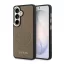 Guess PU perforált 4G logós mágneses tok Samsung Galaxy S26 készülékhez, barna