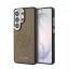 Guess PU-s perforált 4G logós mágneses tok Samsung Galaxy S26 Ultra készülékhez barna