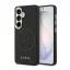 Guess perforált PU 4G Logo mágneses tok Samsung Galaxy S26 készülékhez fekete