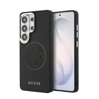   Guess PU Perforated 4G Logo mágneses tok Samsung Galaxy S26 Ultra készülékhez fekete