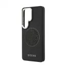Guess PU Perforated 4G Logo mágneses tok Samsung Galaxy S26 Ultra készülékhez fekete