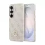 Guess PU-bőr 4G Strass Logo arany keretes mágneses tok Samsung Galaxy S26 készülékhez rózsaszín