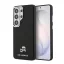 Karl Lagerfeld K&CH Heads barázdált PU bőr mágneses tok Samsung Galaxy S26 Ultra készülékhez, fekete