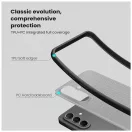 Nillkin Super Frosted PRO hátlaptok Samsung Galaxy A37 készülékhez átlátszó fekete