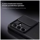 Nillkin CamShield PRO keménytok Samsung Galaxy A37 készülékhez, fekete
