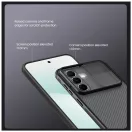Nillkin CamShield PRO átlátszó kemény tok Samsung Galaxy A37 készülékhez fekete
