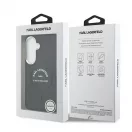 Karl Lagerfeld PU RSG Logo mágneses tok Samsung Galaxy S26 készülékhez fekete