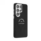 Karl Lagerfeld PU RSG Logo mágneses tok Samsung Galaxy S26 Ultra készülékhez, fekete
