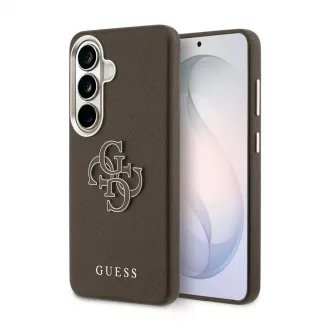   Guess PU 4G gyanta- és fém logós tok Samsung Galaxy S26+ készülékhez barna