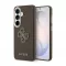 Guess PU 4G gyanta- és fém logós tok Samsung Galaxy S26+ készülékhez barna