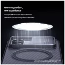 Nillkin CamShield PRO mágneses kemény tok Samsung Galaxy A57 készülékhez átlátszó fekete