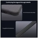 Nillkin CamShield PRO mágneses kemény tok Samsung Galaxy A57 készülékhez átlátszó fekete