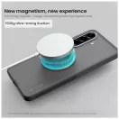 Nillkin Super Frosted PRO mágneses hátlap tok Samsung Galaxy A57 készülékhez átlátszó fekete