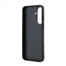 Karl Lagerfeld Liquid Silicone Metal Karl and Choupette tok Samsung Galaxy A37 készülékhez fekete