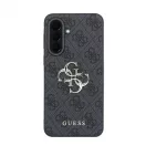 Guess PU 4G Metal Logo tok Samsung Galaxy A37 készülékhez szürke