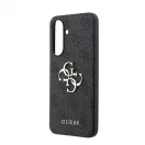 Guess PU 4G Metal Logo tok Samsung Galaxy A37 készülékhez szürke