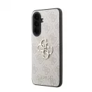 Guess PU 4G fém logós tok Samsung Galaxy A37 készülékhez pink