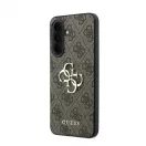 Guess PU-bőr 4G Metal Logo tok Samsung Galaxy A37 készülékhez barna