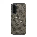 Guess PU-bőr 4G Metal Logo tok Samsung Galaxy A37 készülékhez barna
