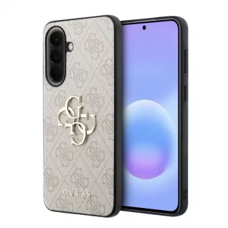   Guess PU 4G Metal Logo tok Samsung Galaxy A57 készülékhez rózsaszín